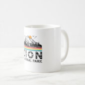 Vintage Zion National Park Retro Utah Mountain Koffiemok (Voorkant rechts)