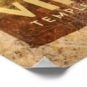 Vintage Zion National Park Travel Poster (Hoek)