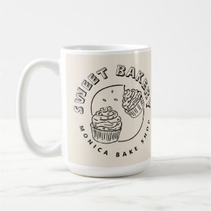 Vintage Zoete Bakkerij Logo Koffiemok