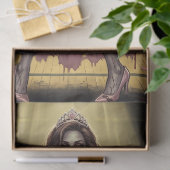 Vintage Zombie Queen Prom Night Decoupage Tissuepapier (Geschenk)