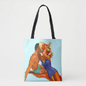 Vintage Zomer Liefhebbers Tote Bag (Voorkant)
