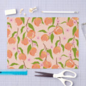 Vintage Zomer Perzik Fruit Boho Koppels Bruisfeest Tissuepapier (Craft)