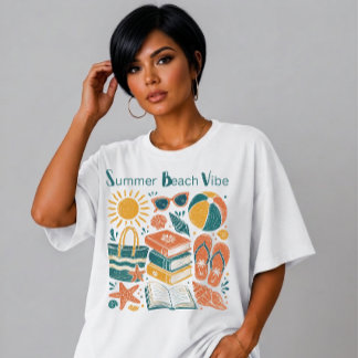 Vintage Zomer Strand Sfeer Vakantie Tri-Blend Shirt
