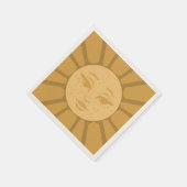 Vintage Zon Servet (Hoek)