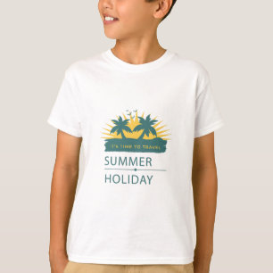 Vintage Zonne Doorweekte Retro 70s Zomer Laptop Ho T-shirt