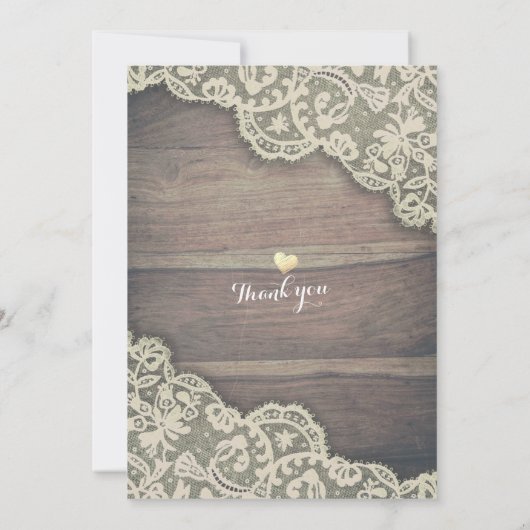 Vintage zonnebloem Rustisch hout Kaart (Achterkant)