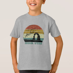 Vintage Zonsondergang - Moab Utah - Arches Nationa T-shirt