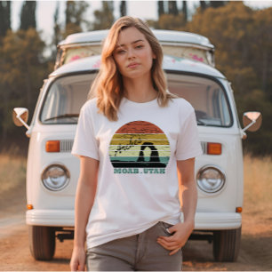 Vintage Zonsondergang - Moab Utah - Arches Nationa T-shirt