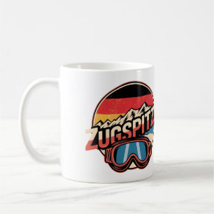 Vintage Zugspitze Beierse natuur geschenken voor b Koffiemok