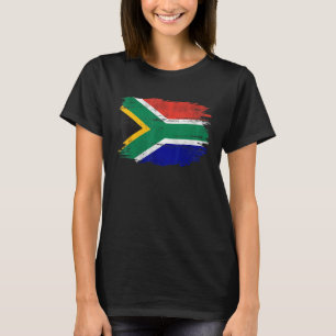Vintage Zuid-Afrika Vlag Voor Zuid-Afrikaan T-shirt