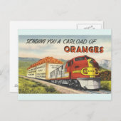 Vintage Zuid-Californië Sinaasappel Briefkaart (Voorkant / Achterkant)