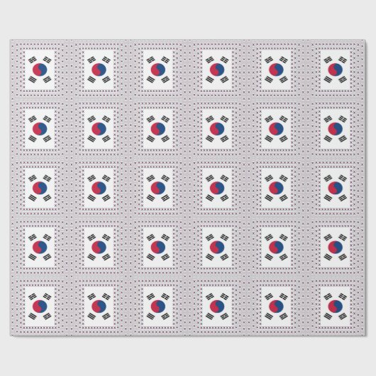 Vintage Zuid-Korea Cadeaupapier (Vlak)