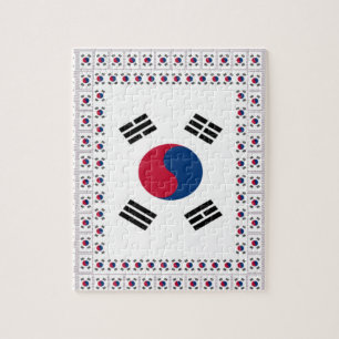Vintage Zuid-Korea Legpuzzel