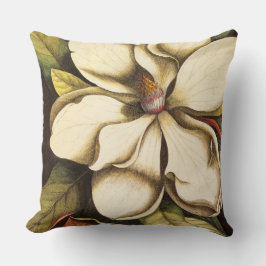 Vintage Zuid-Magnolia Blossom Kussen