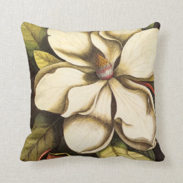 Vintage Zuid-Magnolia Blossom Kussen