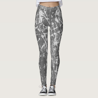 Vintage Zwarte & Witte Leggings