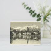Vintage, Zwitserland, Interlaken 1934 Briefkaart (Staand voorkant)