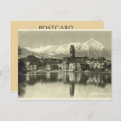 Vintage, Zwitserland, Interlaken 1934 Briefkaart (Voorkant / Achterkant)