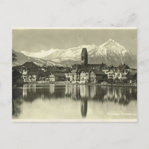Vintage, Zwitserland, Interlaken 1934 Briefkaart