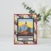 Vintage Zwitserland, Luzerne, Stanzerhorn Briefkaart (Staand voorkant)