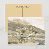 Vintage, Zwitserland, St. Moritz, 1906 Briefkaart (Voorkant / Achterkant)