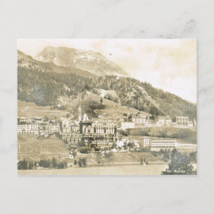 Vintage, Zwitserland, St. Moritz, 1906 Briefkaart