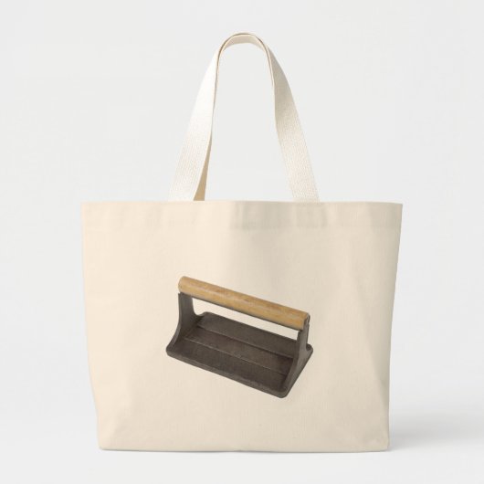 VintageBaconPress032112.png Grote Tote Bag (Voorkant)