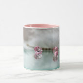 Vintagebeauty bobby pin sieraden veer blauwgroen r mok (Midden)