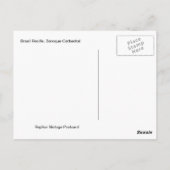     VintageBrazilië Recife, Barokke kathedraal Briefkaart (Achterkant)