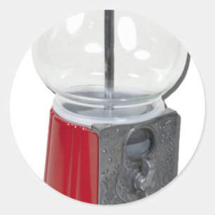VintageCandyDispenser082111 Ronde Sticker