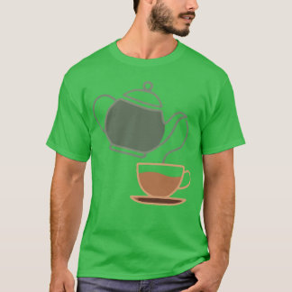Vintageea Ketel en Kop Silhouette vintage T-shirt