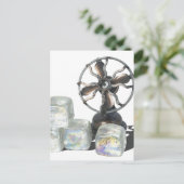 VintageFanAndIce083114-kopie Briefkaart (Staand voorkant)