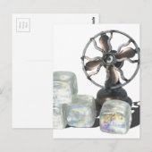 VintageFanAndIce083114-kopie Briefkaart (Voorkant / Achterkant)