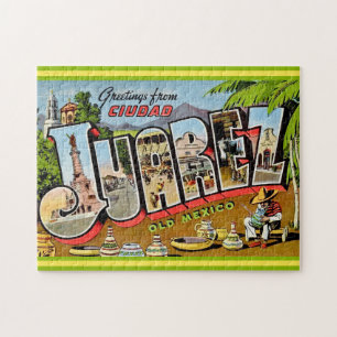VintageJuarez Mexico 11x14  Legpuzzel