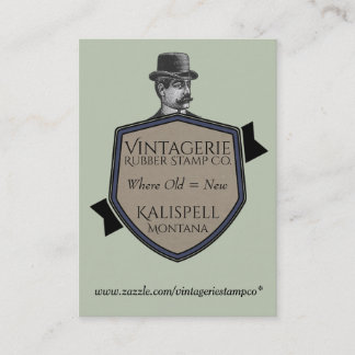 Vintagerie Rubber Stamp Co. Visitekaartjes
