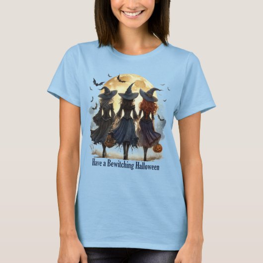 Vintages hebben een betoverende Halloween T-shirt (Voorkant)