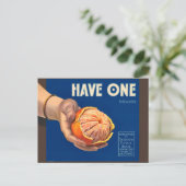 Vintages hebben één merkreclame briefkaart (Staand voorkant)