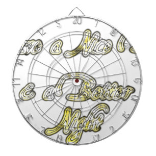 Vintages hebben een prettige dag en een betere nac dartbord