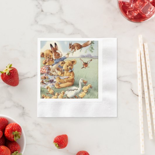 Vintages kinderen luiers servetten (Insitu)