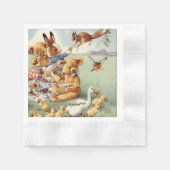 Vintages kinderen luiers servetten (Voorkant)