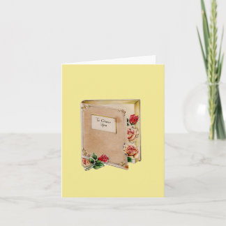 Vintages krijgen goed boek van Cheer Kaart
