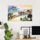 Vintages uit Connecticut Poster (Thuiskantoor)