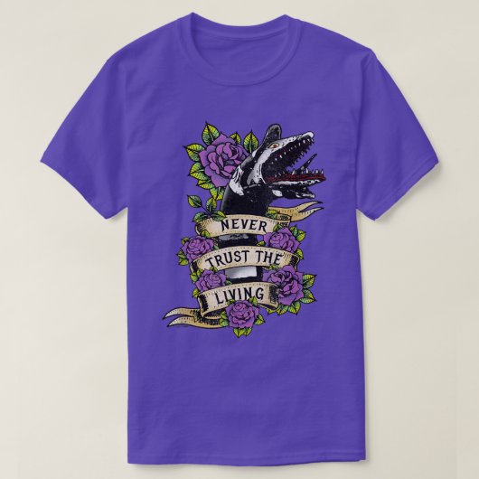 Vintages vertrouwen de levenden nooit t-shirt (Design voorkant)