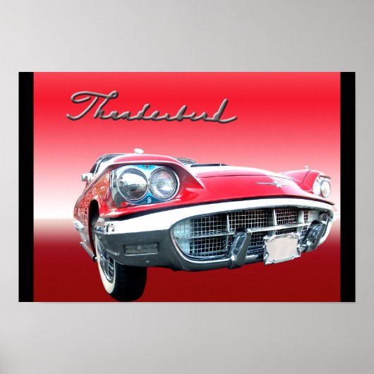 VintageThunderbird Poster (Voorkant)