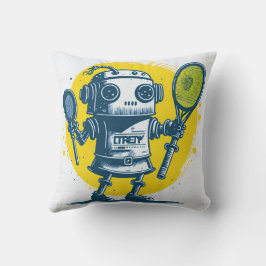 vintaje cute robot steampunk friendly IA 4 Kussen