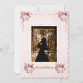 Vintange Sweet 16 / Quinceañera Uitnodiging (Achterkant)