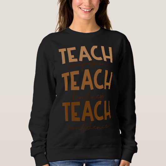 Vintational Teacher Be Kind Teacher Appr Trui (Voorkant)