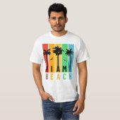 Vintege Miami Beach Florida T-shirt (Voorkant volledig)