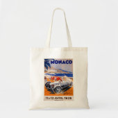 Vintel travel poster montecarlo-monaco tote bag (Voorkant)