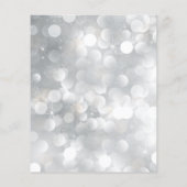 Vinter Feestdagen kerstgepersonaliseerde flyer (Achterkant)